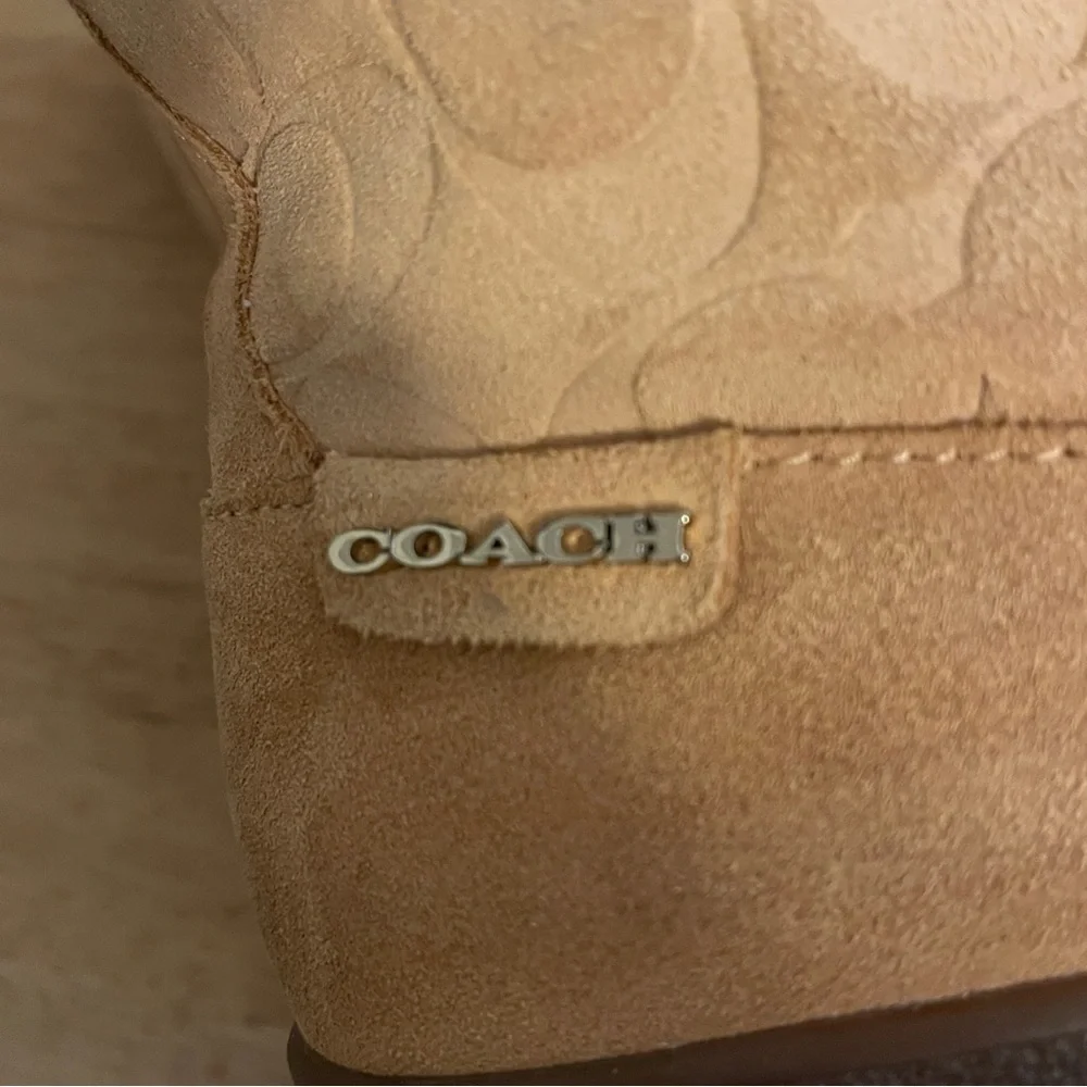 Coach Shearling Tuesday Suede Boots Size 7